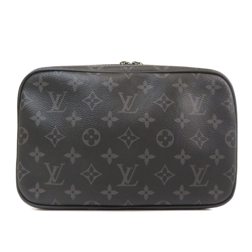 Louis Vuitton Black Bag Trousse Monogram Toilette Clutch Eclipse Black